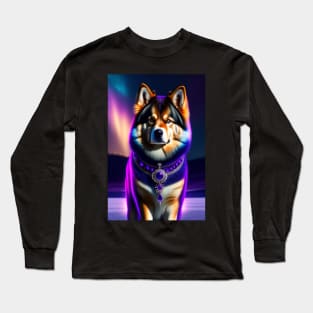 Discover the beauty of Finnish Lapphund in art form Long Sleeve T-Shirt